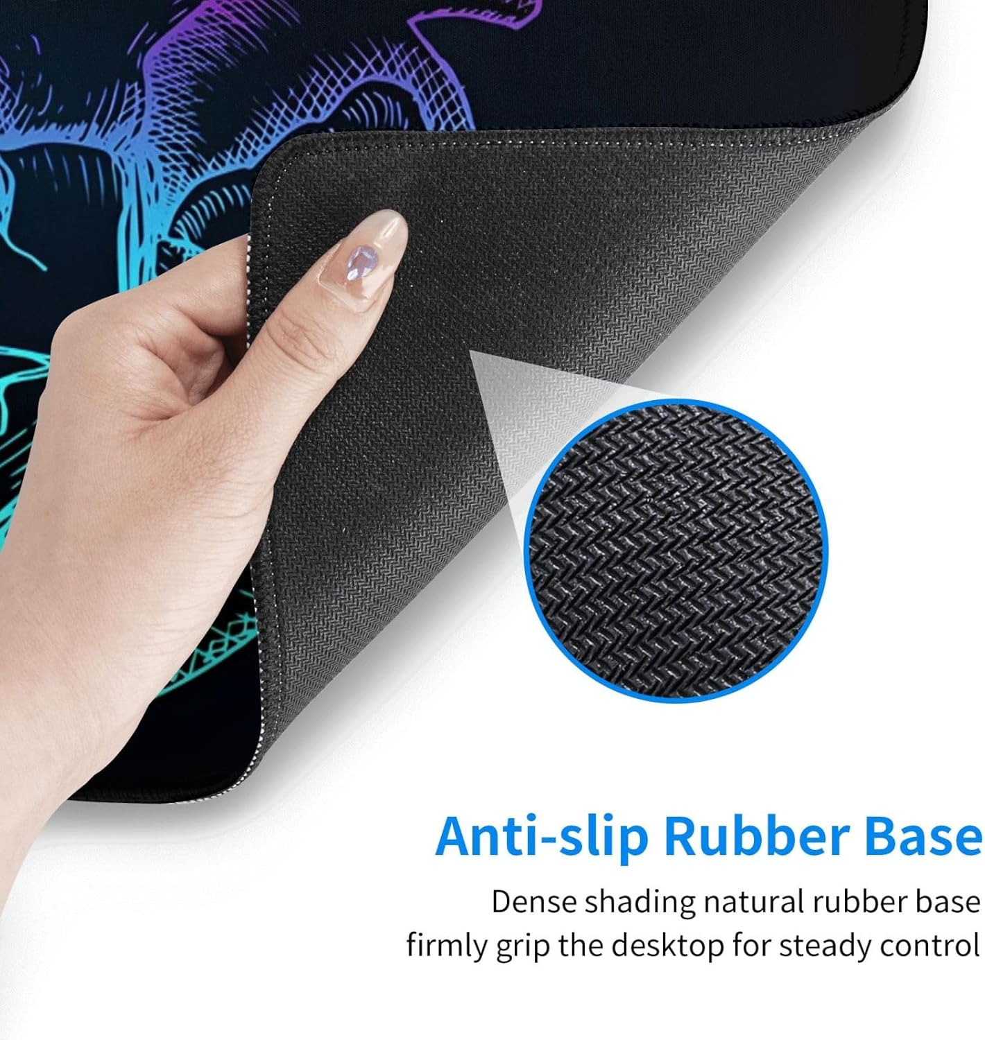 Anatomical Heart Mouse Pad, Medical Large Big Gaming Mouse Pad Desk Pad, Mousepad with Non-Slip Rubber Base, Extended XXL Mouse Mat for Computer Laptop Office Accessories