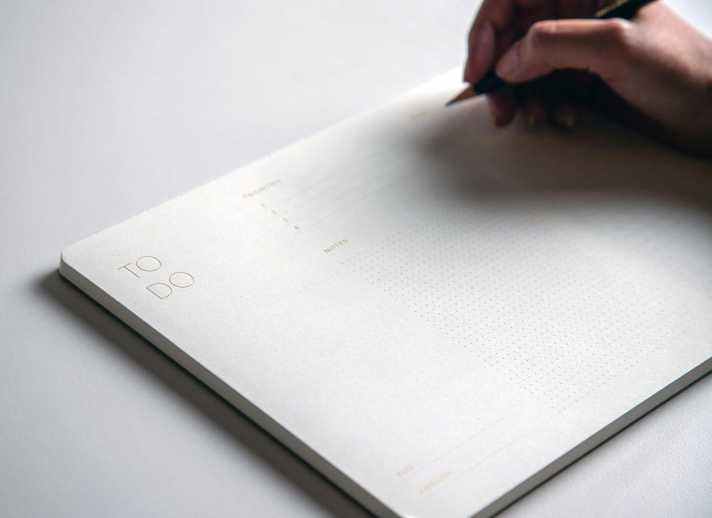 Elegant To Do List Notepad with Mouse Pad Feature, 11.22" x 7.87", 50 Tear-Off Sheets, Gold Foiled, Daily Planning, Eco-friendly To Do List Planner, FSC™ Certified To Do List Notebook for Work