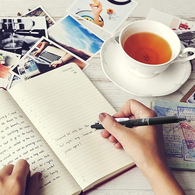 Pilot FriXion Clicker Erasable Gel Pens, Fine Point 0.7 mm Erasable Pens, Pack of 15 Assorted Colors