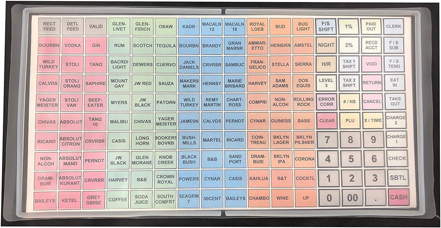 HK SYSTEMS SAM4S Cash Drawer Insert Money Tray Metal Wire Gripper 57 with 160key Wet Cover, 5 Bills and 5 Coins (Bundle)