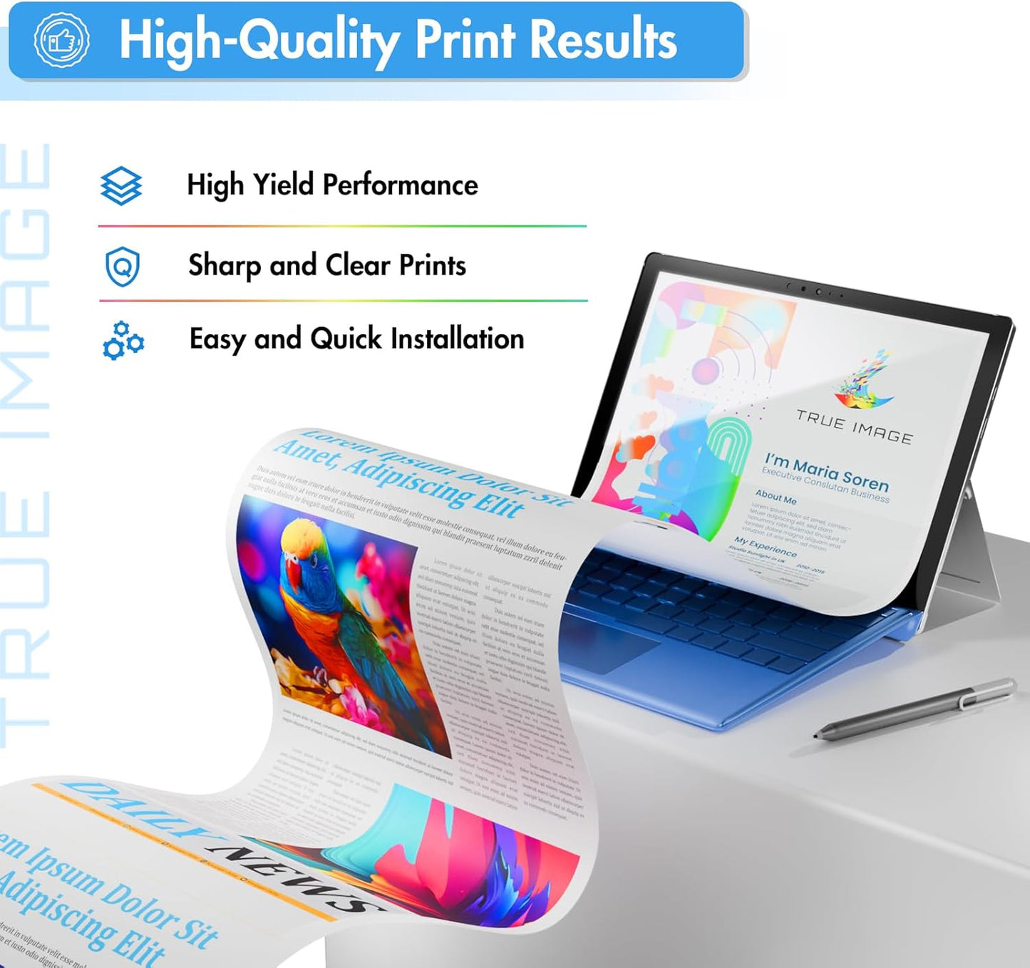 067 067H Toner Cartridge Set MF656Cdw MF654Cdw Compatible for Canon 067H 067 Color ImageCLASS LBP632CDW MF653Cdw LBP633CDW MF651CW LBP631CW Printer High Yield Ink (4 Pack)