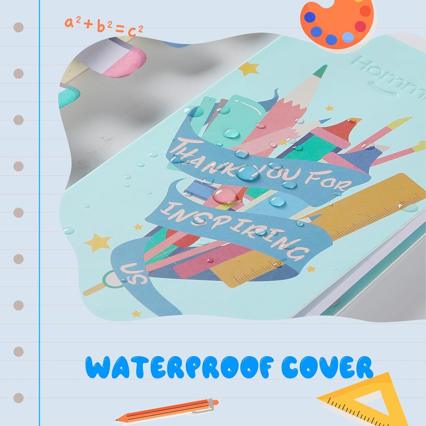 Sticky Notes Set Blackboard Self-Stick Note Pads Teacher Appreciation Gift Writing Memo Pads School Office Supplies