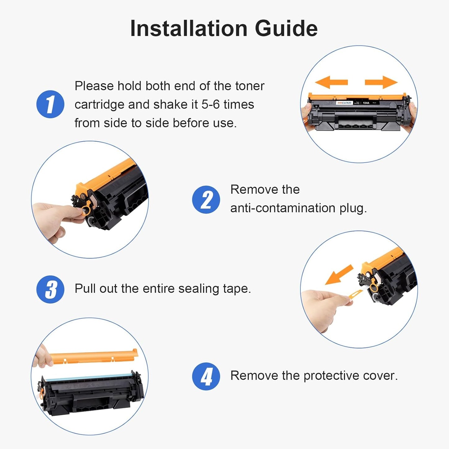 134A Black Toner Cartridge with ChipCompatible Replacement for HP 134A W1340A Toner Cartridge to Work with HP Laserjet M209dw MFP M234dw M234sdn M234sdw Printer, 2-Pack