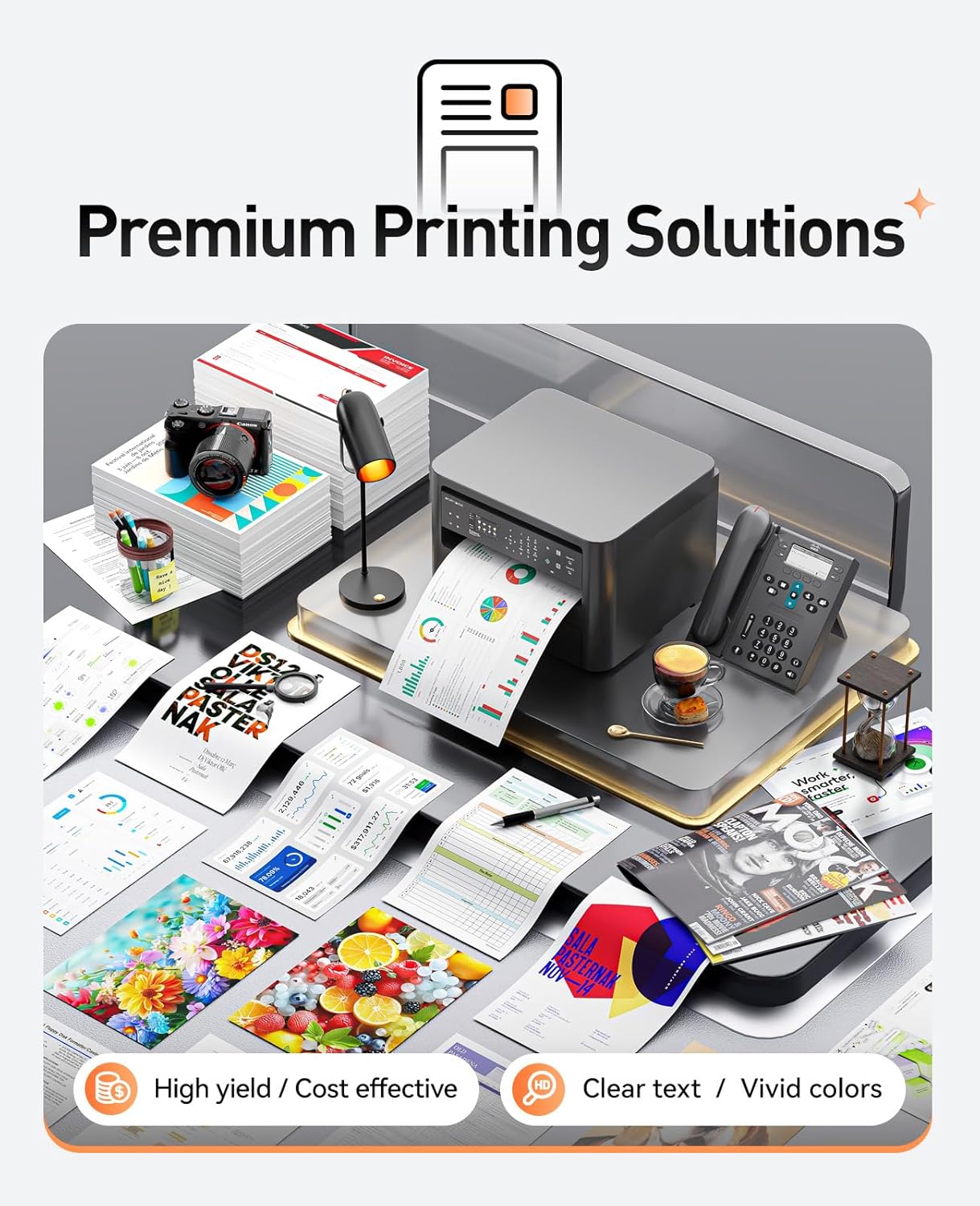 TN336 Toner Cartridge 4-Pack High Yield with Chip Replacement for Brother TN-336 Toner Cartridges Compatible with Brother HL-4150CDN L8250CDN MFC-9460CDN L8850CDW DCP-9055CDN 9270CDN L8400CDN Printer