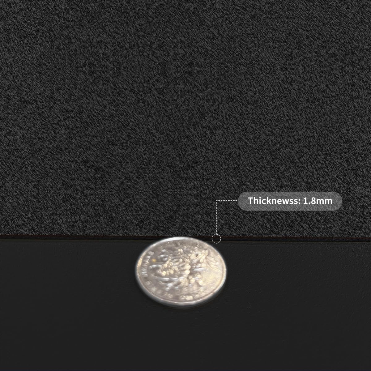 Runner for Dresser Top - 22x48 Inch Waterproof Easy to Clean Can Conceal Flaws Protector The Table Top from Scratches Used for Coffee Table Dresser(Black+Black 22x48)