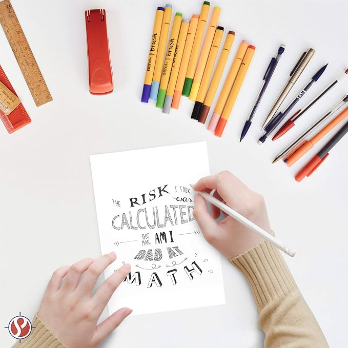 White Memo Sheets, 20lb Paper, 500 Sheets Per Pack (5 x 7)