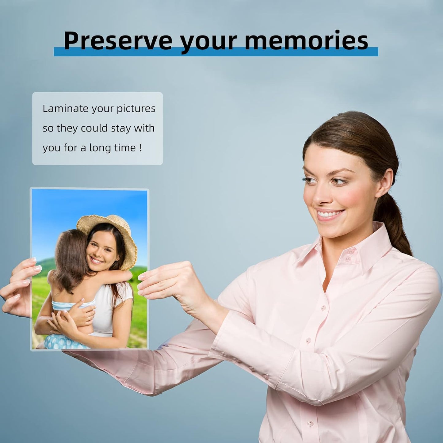 Uinkit 4 Mil 100 Pack Legal Size Thermal Laminating Pouches, 9x14.5-Inches, Clear Glossy Lamination Sheets Laminator Pockets