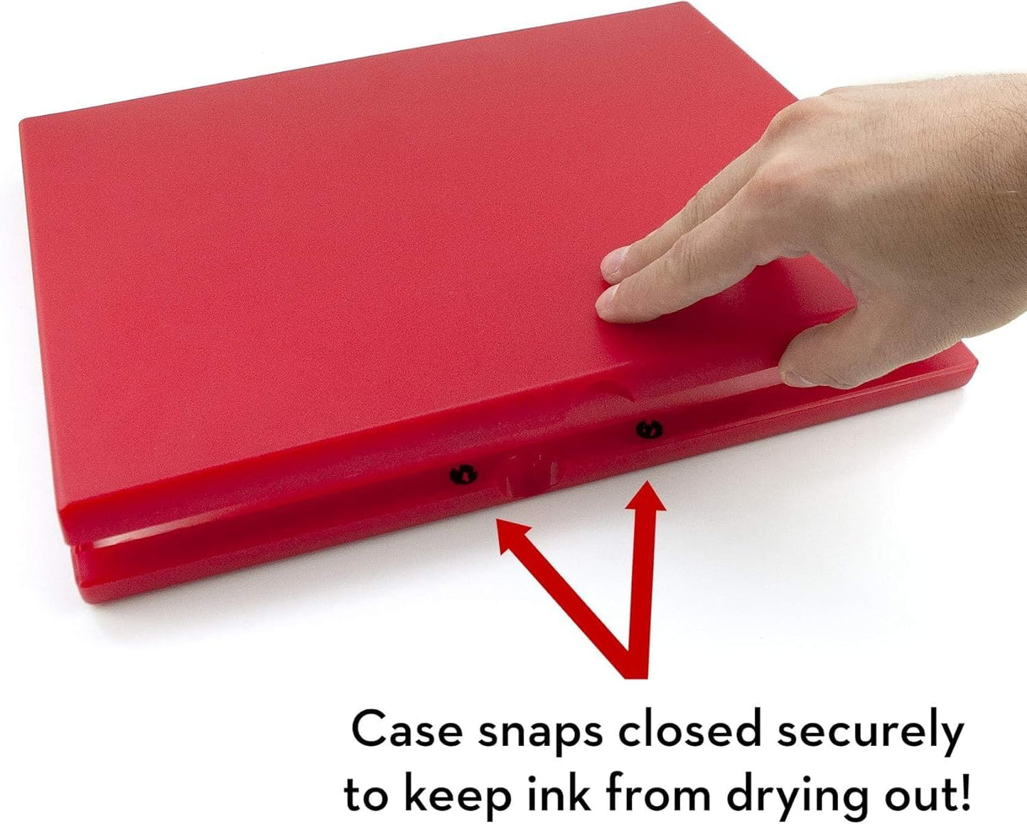 MaxMark Industrial Stamp Pad - Extra Large 9.25" x 12.25" Stamp Pad - Light Blue Ink