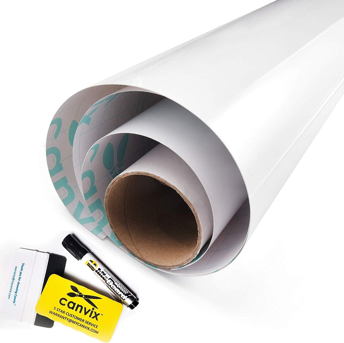 Dry Erase Whiteboard Wall Decal Sticker – 36 x 72 Inch Large Self-Adhesive, Removable, Residue Free Contact Paper for Kids, Home, and Office – Marker & Eraser Included