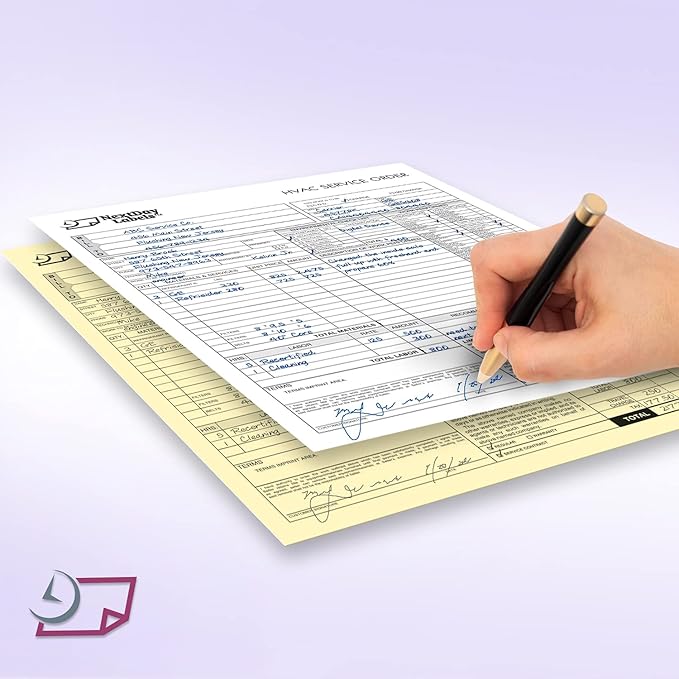 NextDayLabels - Superior Carbon-less NCR, Pre Collated Paper, 500 Sheets Per Pack (8-1/2" x 11" 2 Part Straight, #5914)
