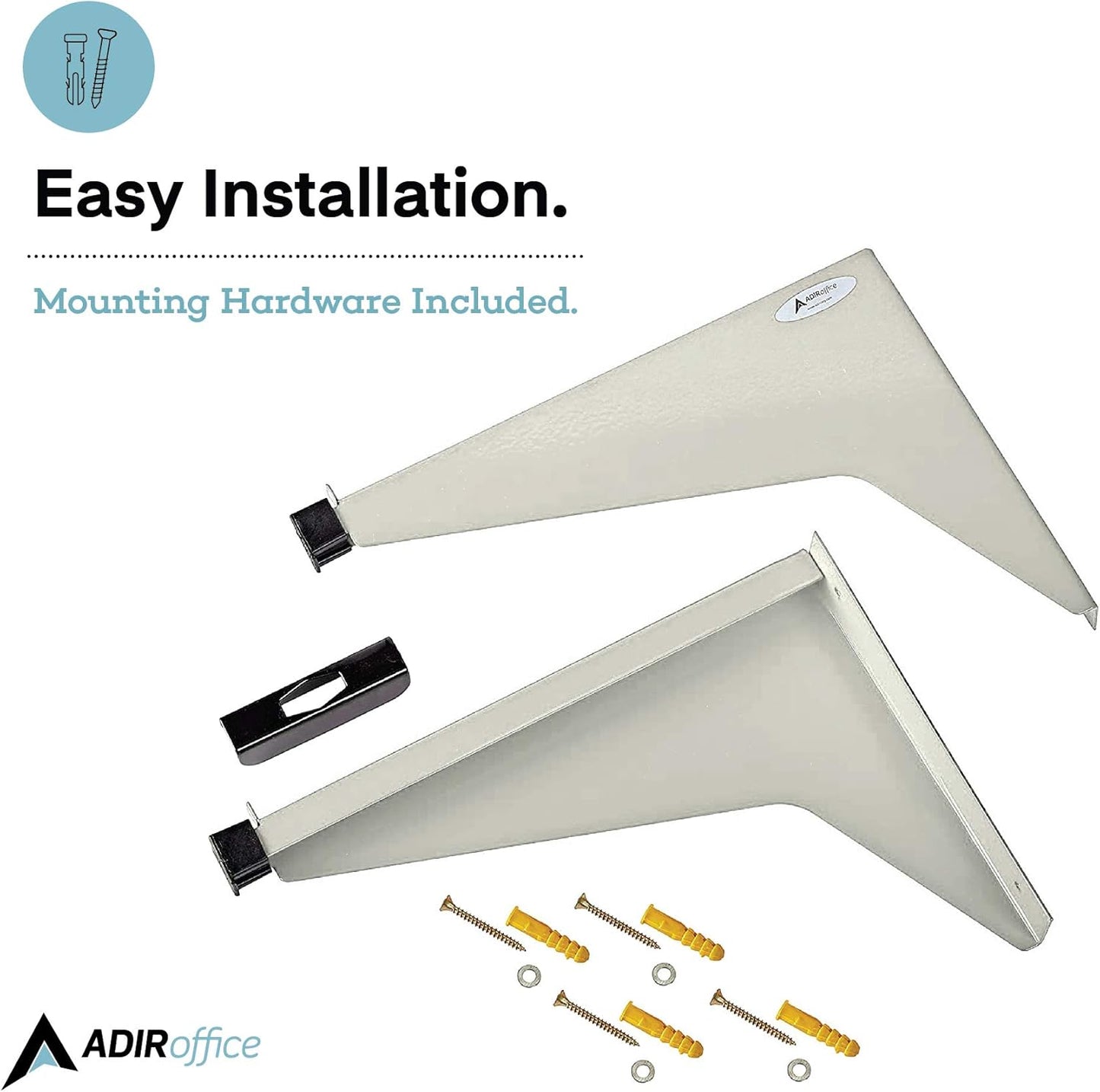 Adir Blueprint Wall Rack - Blueprint Plans Organizer and Construction Plan Holder - Poster Display and Map Rack for Office and Home (Without Blueprint Clamps)