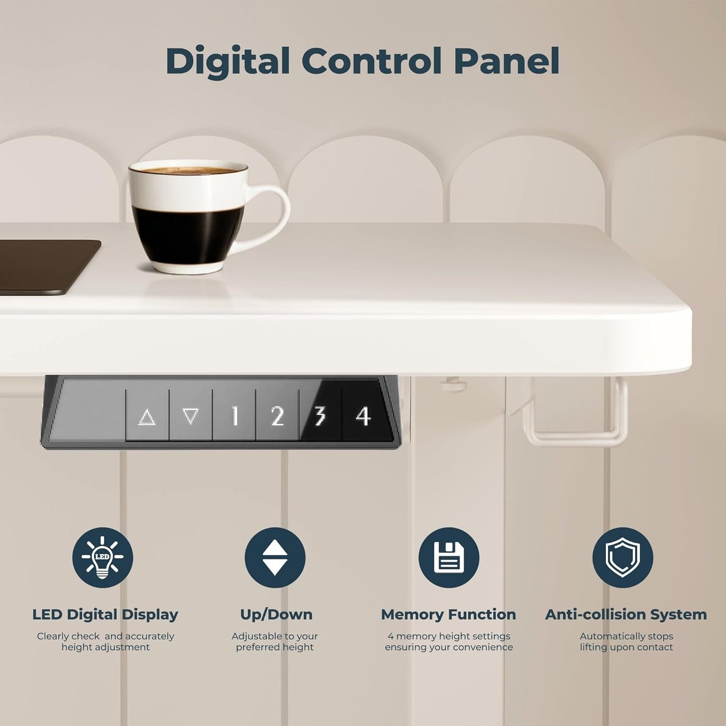 Small Adjustable Stand Up Desk for Children,One-Piece Standing Desk 31.5 x 19.7 Inch, Home Office Desk Computer Workstation, White