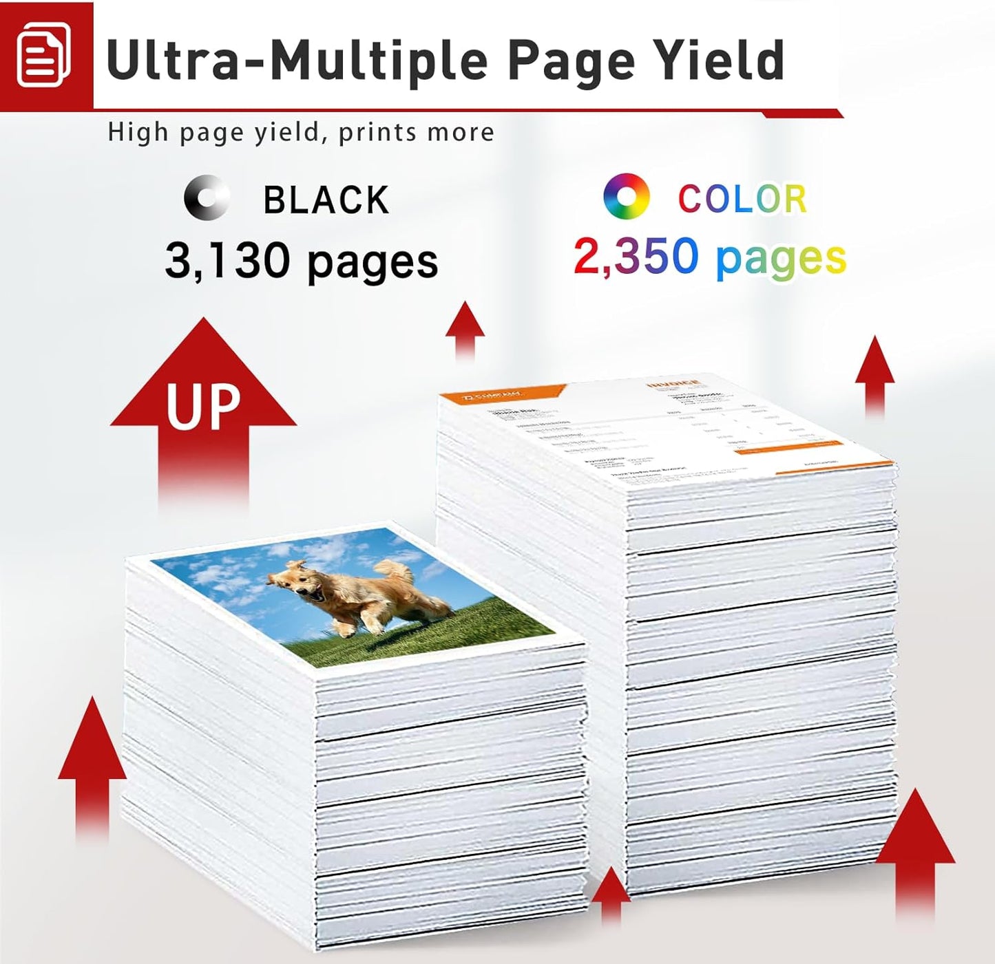 067H 067 Toner Cartridges Set Compatible for Canon 067H 067 Toner Cartridge Work with Canon ImageClass MF656Cdw MF654Cdw LBP632Cdw LBP633Cdw Printers|067H B/C/Y/M,4Pack 067H Toner