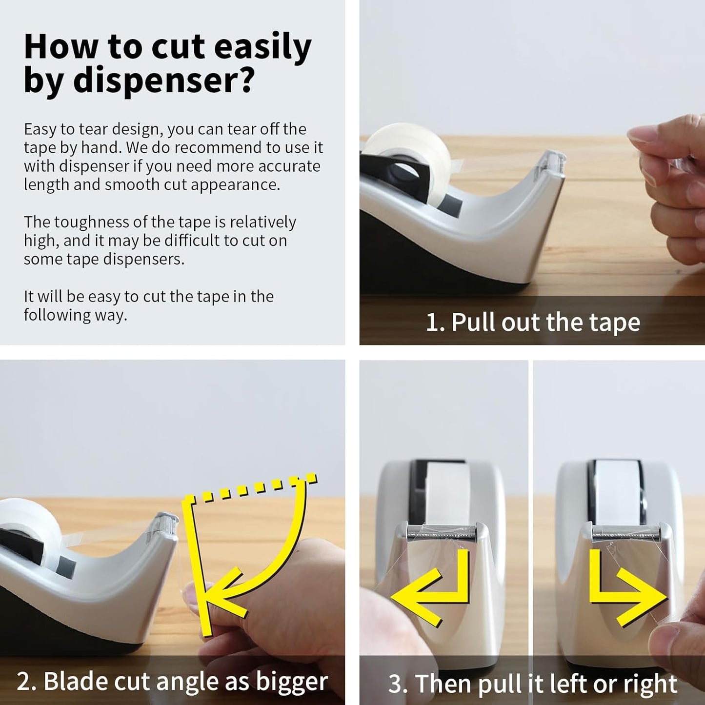 48 Rolls Transparent Tape Refills, Clear Tape, 3/4 x 800 Inches, Glossy Gift Wrapping Tapes for Dispenser, Office, School, Home