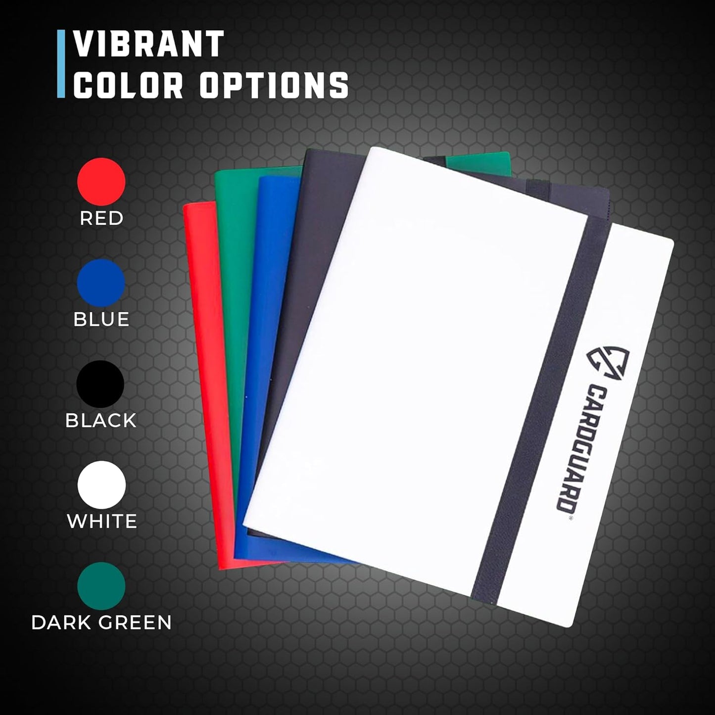 Trading Card Binder Pro-Folio – 9 Pocket Binder - Side-Loading Album, Durable & Acid-Free Storage for Pokémon, YuGiOh, MTG, TCG, Game & Sports Cards, Red