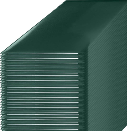 Certificate Holders 8.5"x11" Graduation Diploma Cover Document Leather Folders,Forest green-100 Pack