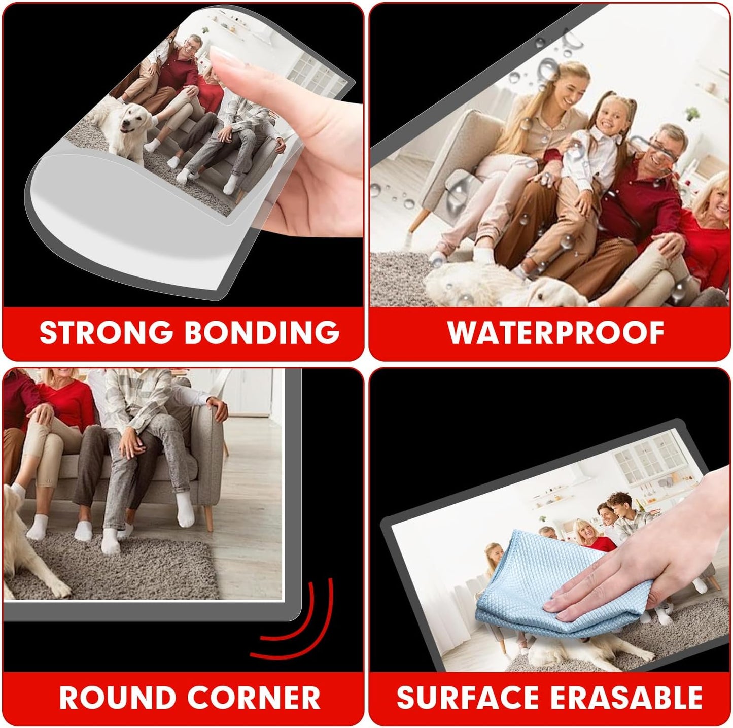 Laminating Sheets, 400 Pack Clear Thermal Laminating Plastic Paper Laminator Sheets, 9 x 11.5-Inch, 3mil, Ideal Office or School Supplies