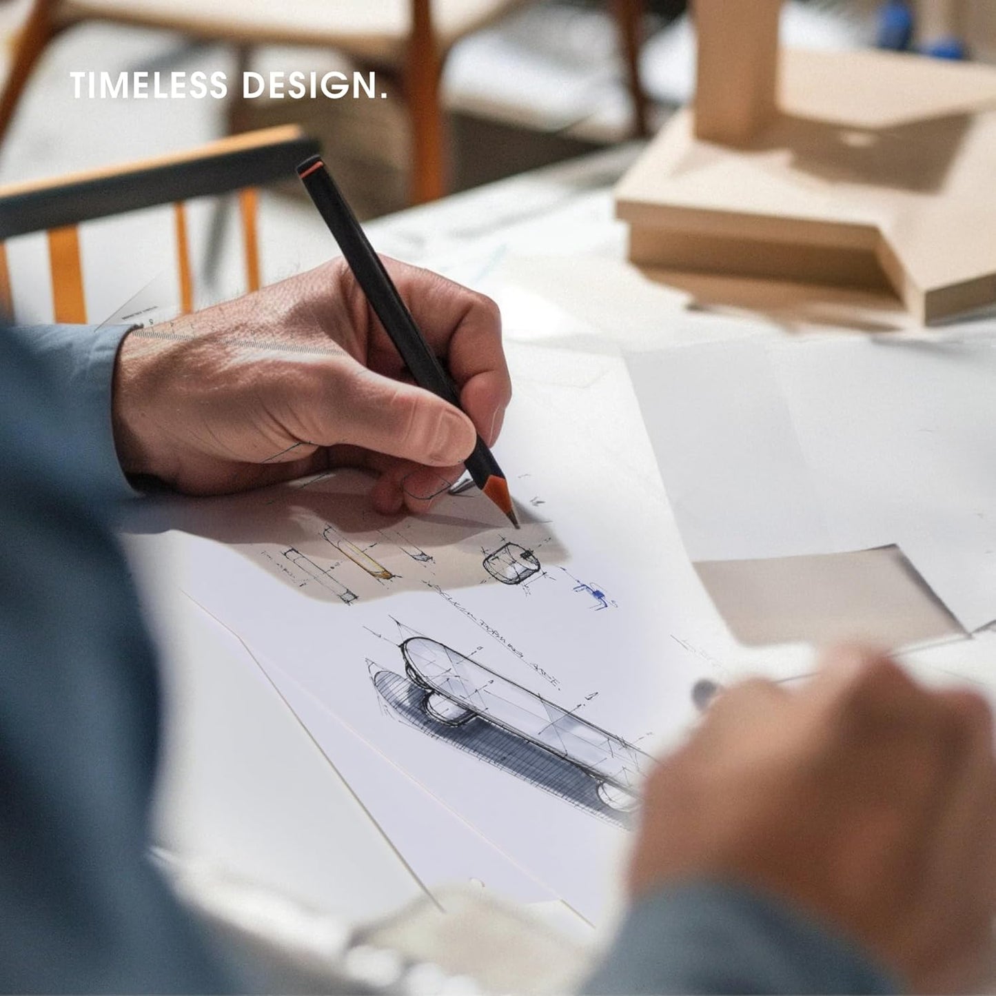 Fenge Monitor Stand Riser, 34 Inch Dual Monitor Riser for Large Monitors, Desk Organizer with Wooden Shelf & Solid Wood Legs, Computer Stand for Laptop, TV, PC, Printer, Red