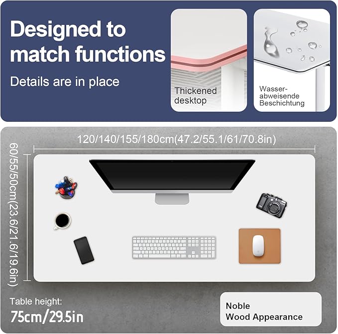 Conference Table,Folding Conference Room Tables Portable Rolling Conference Training Table with Silent Wheels,Mobile Meetings Flip Top Tables for Offices Classrooms Meeting Room (6Pack 70.8in)