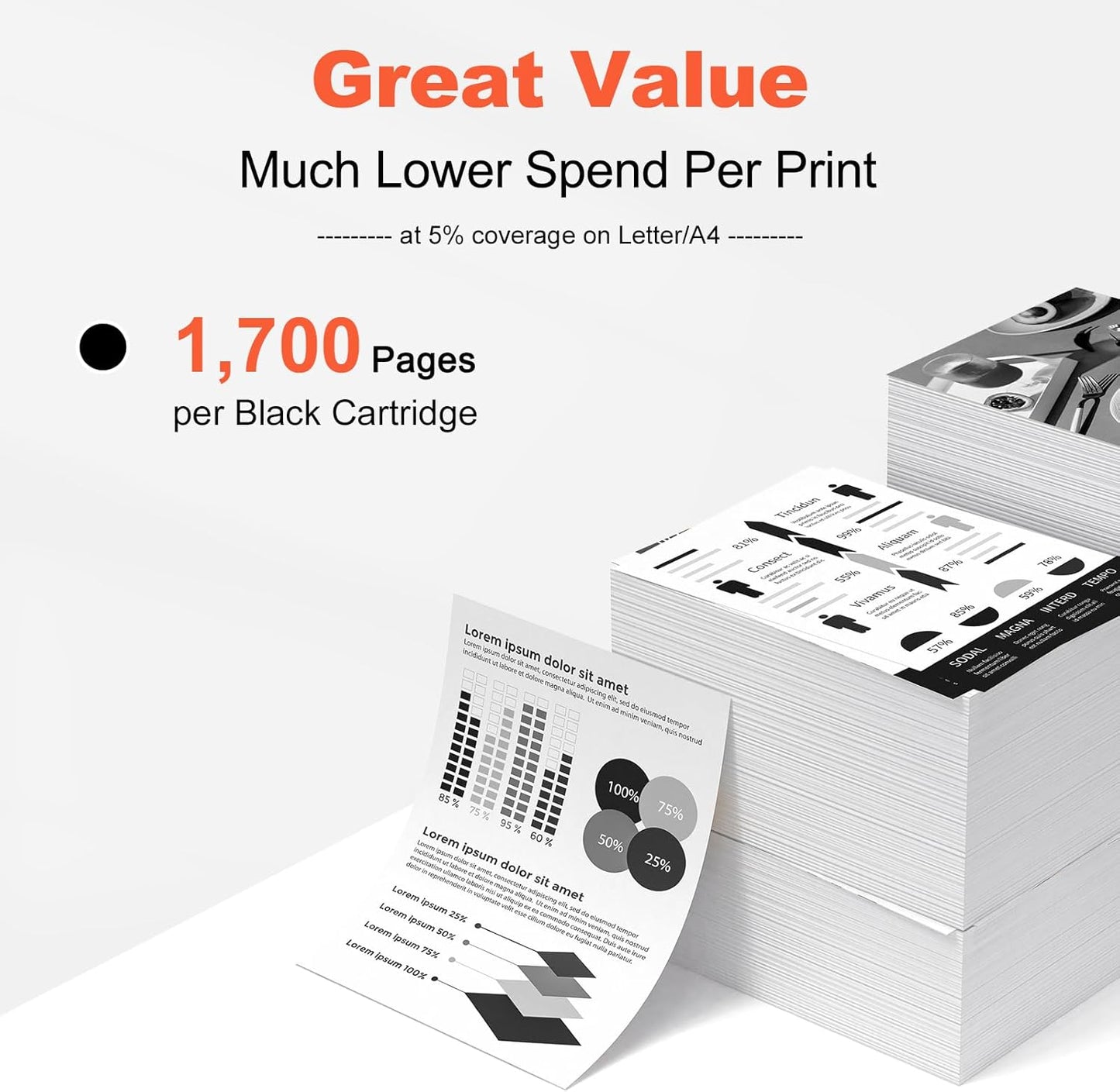 v4ink 2PK Compatible 051 Toner Cartridge Replacement for Canon 051 2168C001 CRG-051 Toner Cartridge Black for Canon ImageCLASS MF269dw MF267dw MF264dw LBP162dw LBP161dn LBP160 MF260 Printer