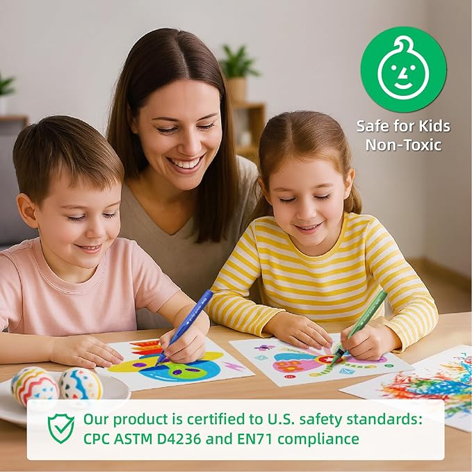 WUO 60 Colors Acrylic Paint Markers (2 Metallic), Automatic Ink Control Brush Tip for Multi-Surface, Water-Based No-Bleed Markers Acrylic Paint Pens for Rock Painting, Wood, Canvas, Glass, DIY Crafts