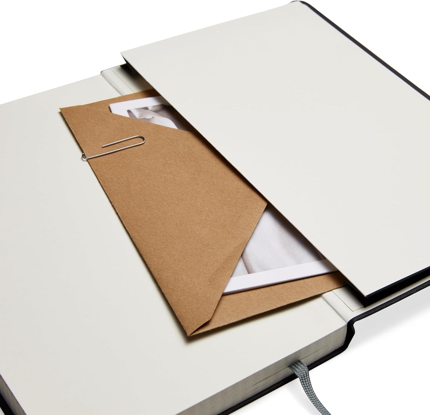 Amazon Basics Classic Grid Notebook, Graph Ruled, 240 Pages, Black, Hardcover, 5 x 8.25-Inch