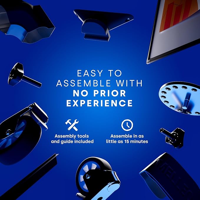 Rolling Dry Erase Board 60 x 46 - Large Portable Magnetic Whiteboard with Stand - Double Sided Easel Style with Wheels - Mobile Standing Whiteboard for Office, Classroom & Home