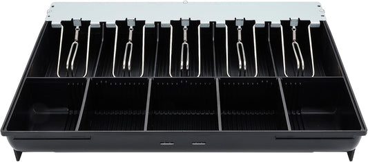 SAM4s 16" POS Cash Drawer, Black, Key Control, Metal, Portable