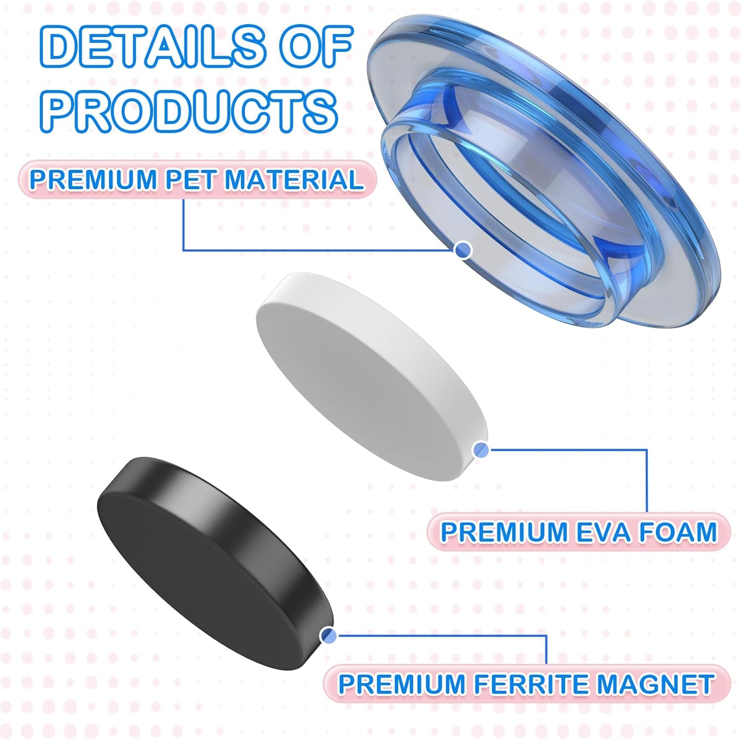 Grtard 45 Pcs Magnets for Whiteboard, Round Refrigerator Magnets Fridge Magnets Whiteboard Magnets, Dry Board Decorative Magnets Teacher Supplies for School, Home, Office (Colorful, 3cm/1.18 inch)