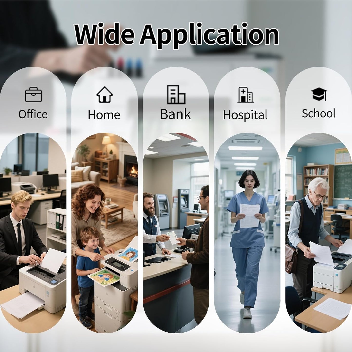 923 923XL Ink Cartridges Combo Pack(4-Pack) - High Yield Replacement for HP 923 Ink Compatible for HP OfficeJet Pro 8135e 8130e 8138e 8125e 8139e 8124e 8132e 8120 8130 (Black, Cyan, Magenta, Yellow)