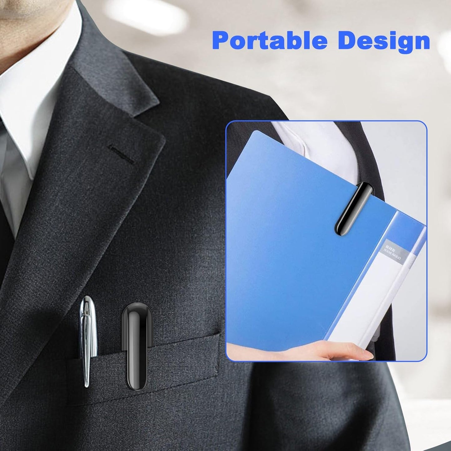 Wireless Presenter Remote Presentation Pointer Clicker with Hyperlink & Volume Control USB PowerPoint Slide Advancer