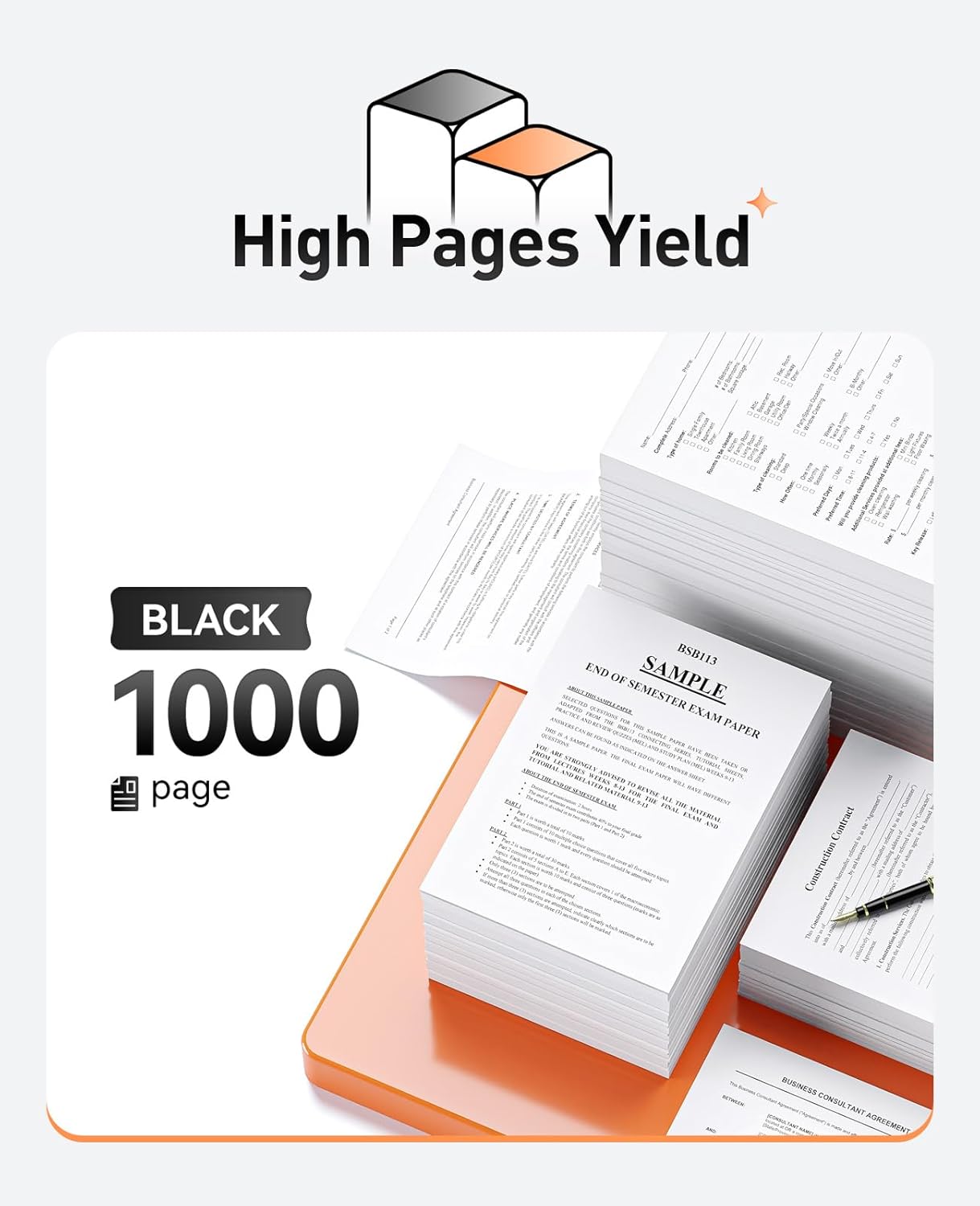 48A Black Toner Cartridge 2-Pack High Yield with Chip Replacement for HP 48A CF248A Compatible with HP LaserJet Pro MFP M28a M28w M29a M29w M15a M15w M16a M16w M30w M31w M15 M16 M28 M29 Series Printer