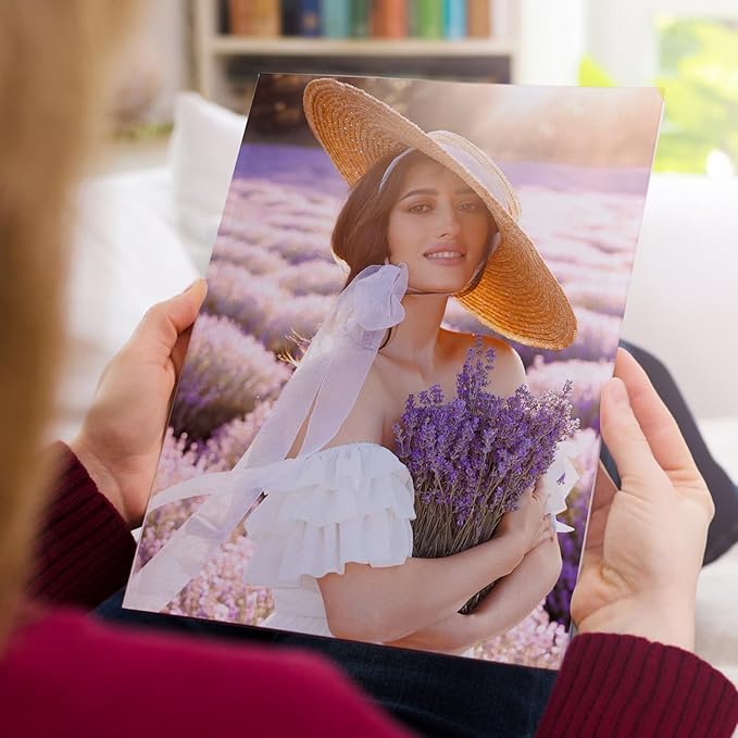 ZBEIVAN Photo Paper 5x7, 8x10 inch, Glossy Photo Papers 100 Sheets, 200 GSM Paper for Printer (50 Sheets of each size 5x7, 8x10)