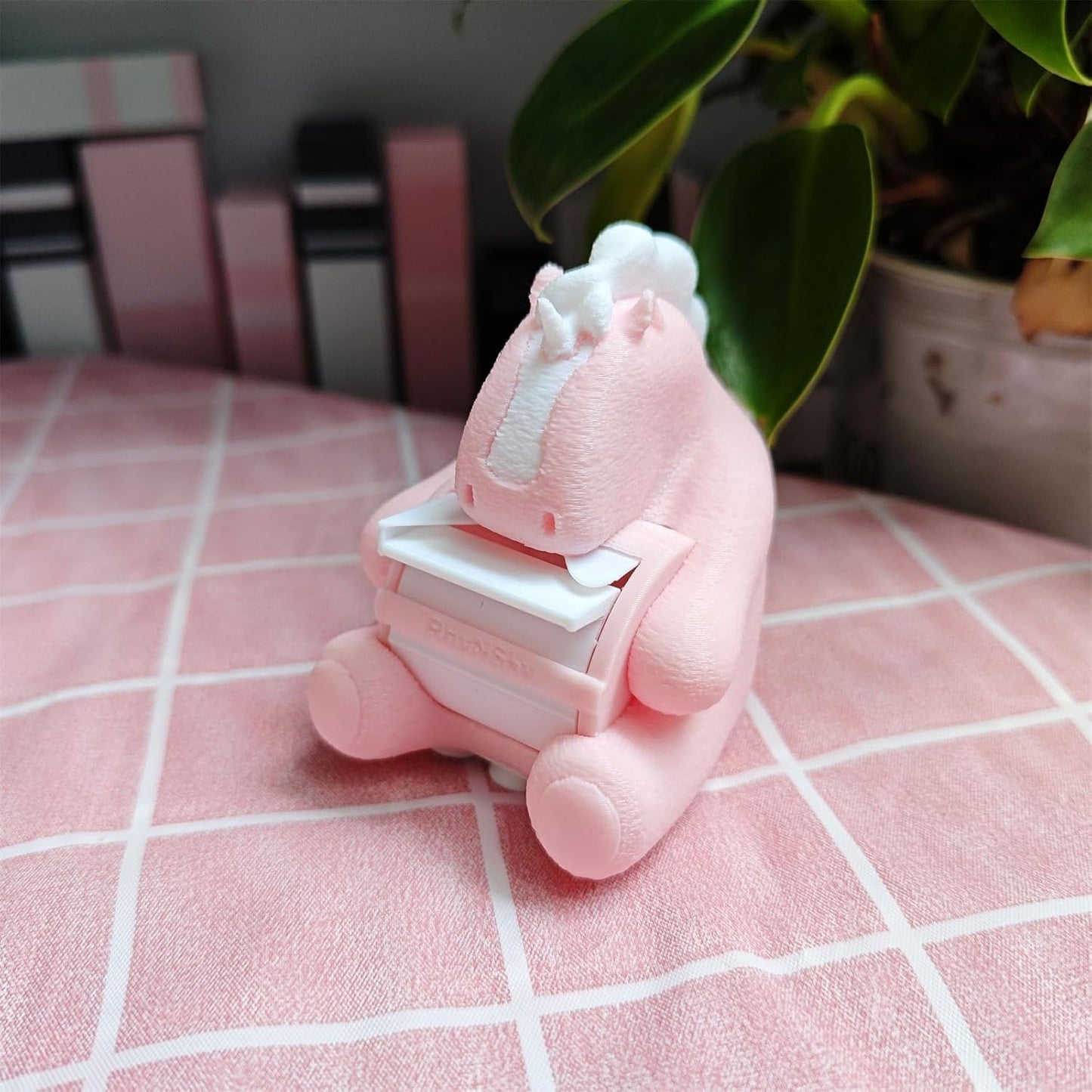 Unicorn_Animal Stamp Roll Holder for Roll Stamps Postage Stamp Dispenser for Home Office, No Stamps, 1.18" Core, C01