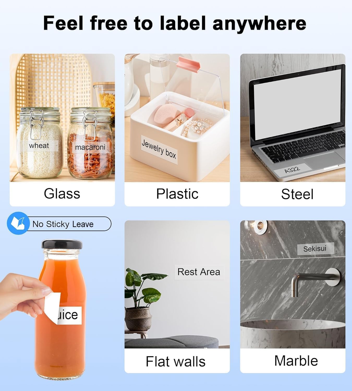 Tze-141 18mm 0.7inch Laminated Clear Tape Compatible for Brother PT-D400 Label Maker Tape Clear, TZ-141 Tze 18mm 3/4inch for Brother P-Touch PT-D600, PT-D410, PT-D610BT Label Maker, 5 Pack