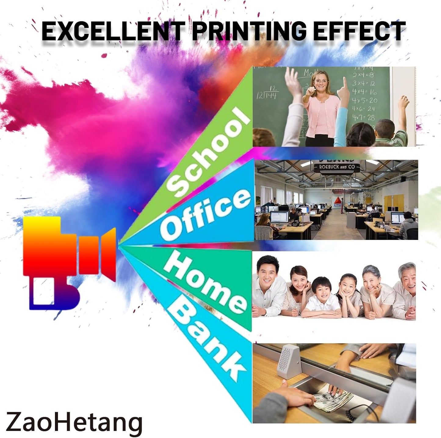 006R04383 Remanufactured C230 C235 Toner Cartridge Compatible for Xerox C235/DNI C230/DNI Color Multifunction Printer(Black)