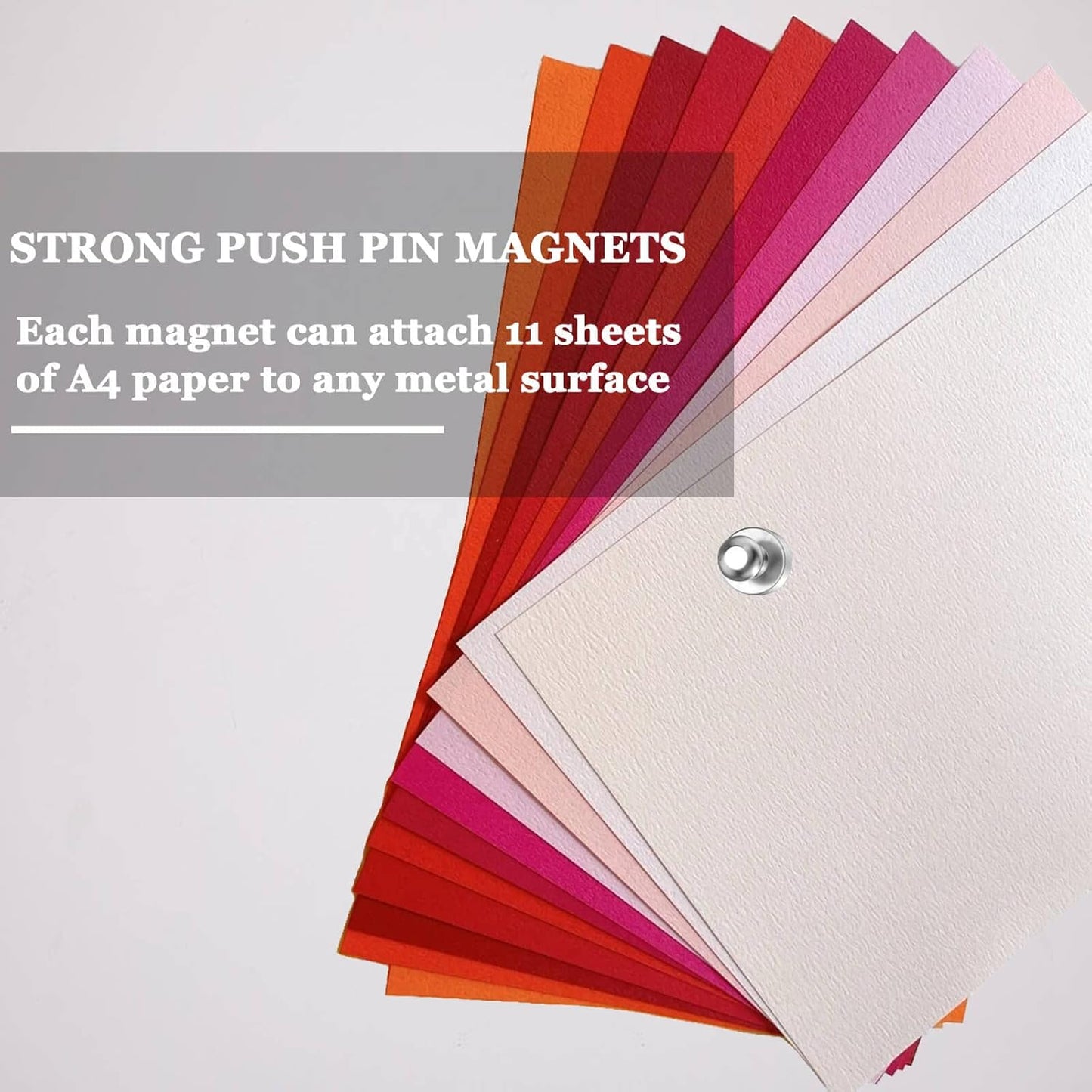 25Pcs Strong Fridge Magnets, Refrigerator Magnets for Whiteboard, Magnetic Push Pins Small Whiteboard Magnets for Classroom, Magnetic Decorative Magnets, Locker Accessories and Dry Erase Magnets