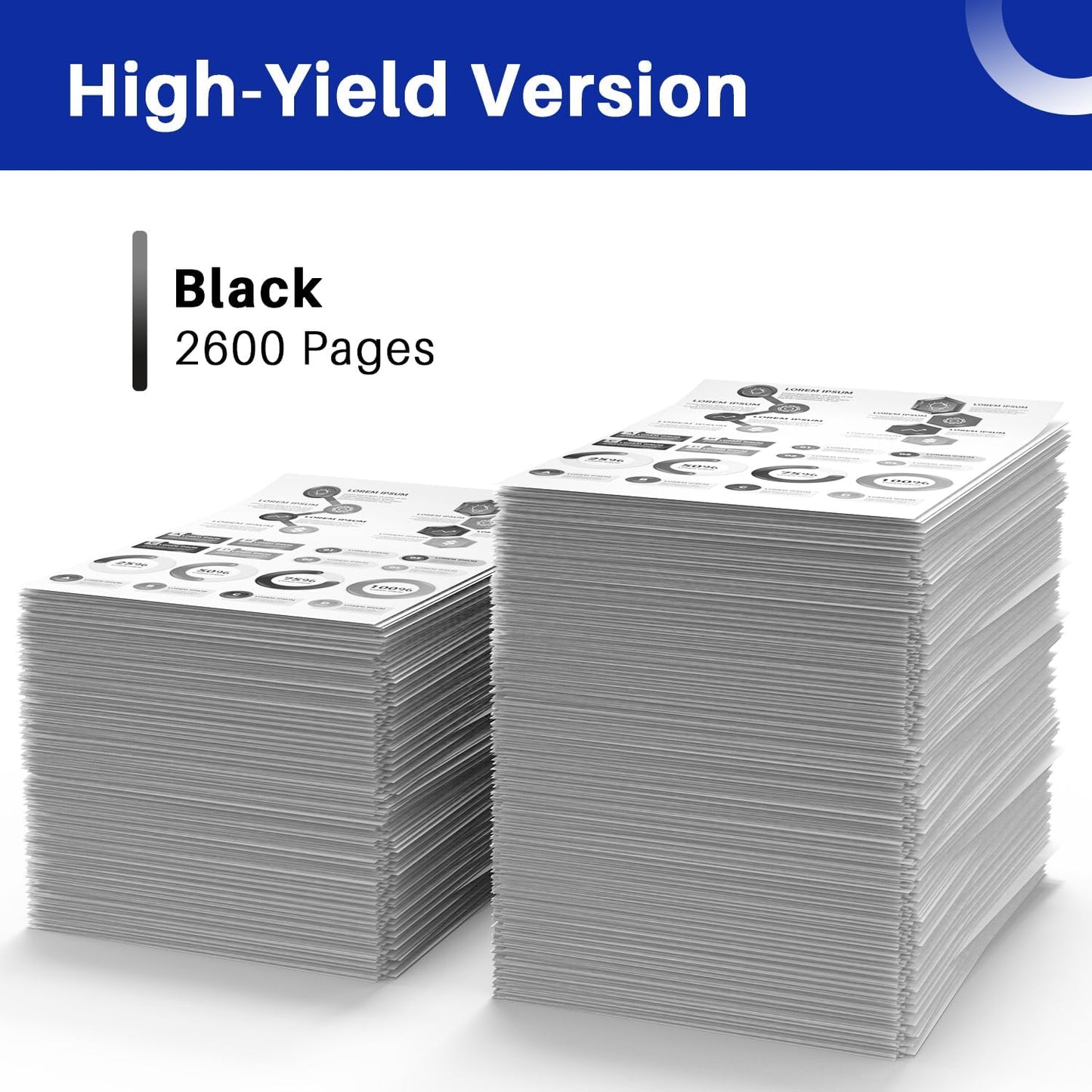 TN660 Toner Cartridge Replacement for Brother TN 660 TN-660 TN630 TN-630 Compatible with HL-L2300D HL-L2305W HL-L2320D HL-L2340DW HL-L2360DW HL-L2380DW DCP-L2540DW Printer(2 Pack, Black)