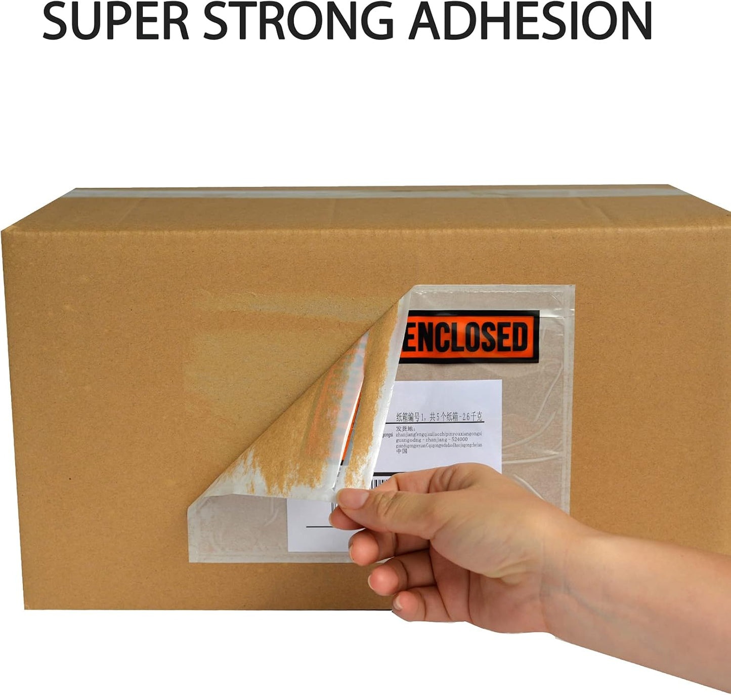 1000 PCS 4.5"x 5.5" Clear Self-Adhesive Packing List Envelopes - Shipping/Mailing Pouch Enclosed Bags for Packing Slips Invoice