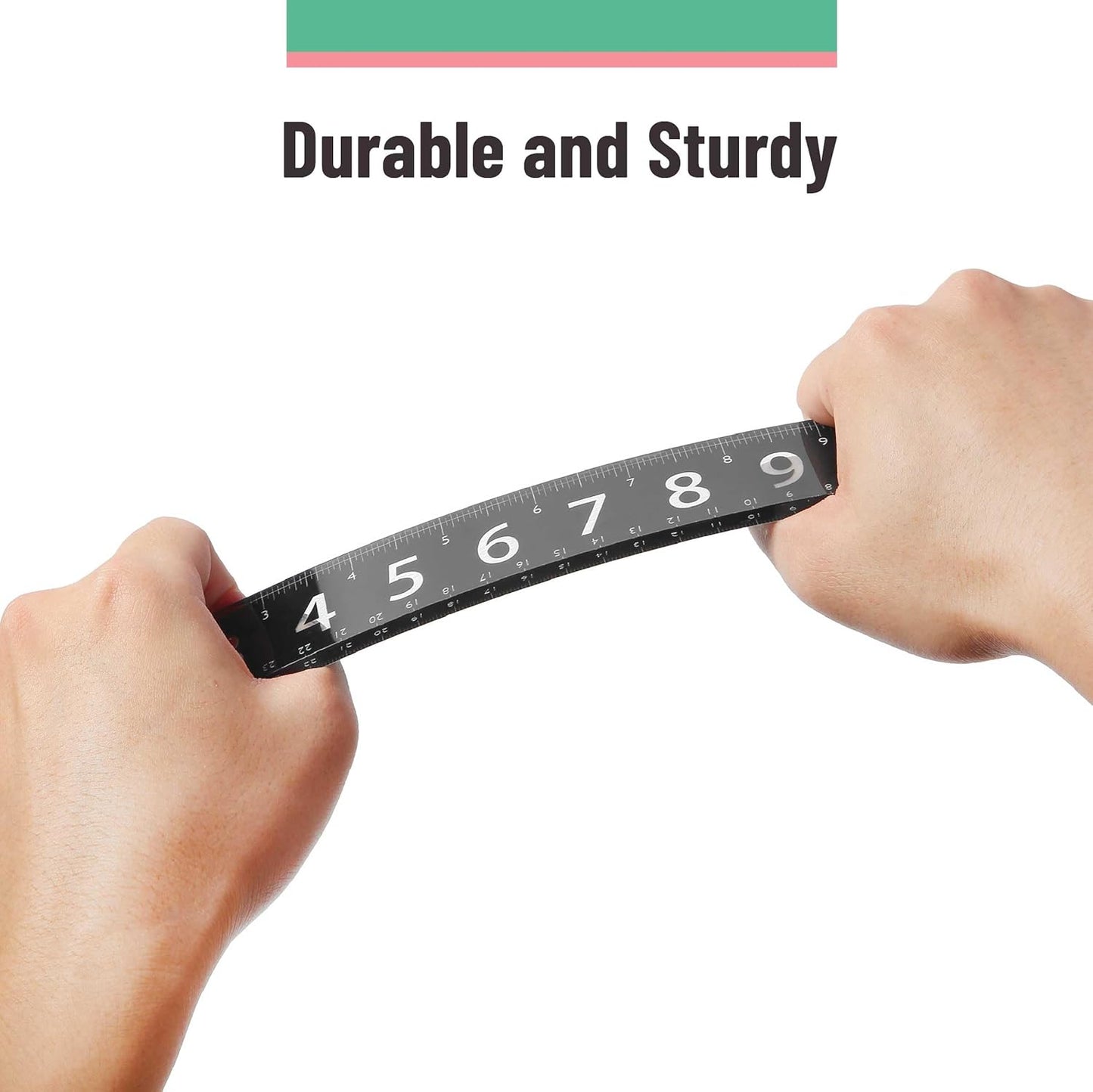 Mr. Pen- Plastic Rulers with Large Numbers, 12-Inch, 4 Pack, Metric & Imperial, Colorful Rulers for Kids, Ruler 12 Inch, Metric Ruler, mm Ruler, Rulers 12 Inch Ruler, Rulers for Kids