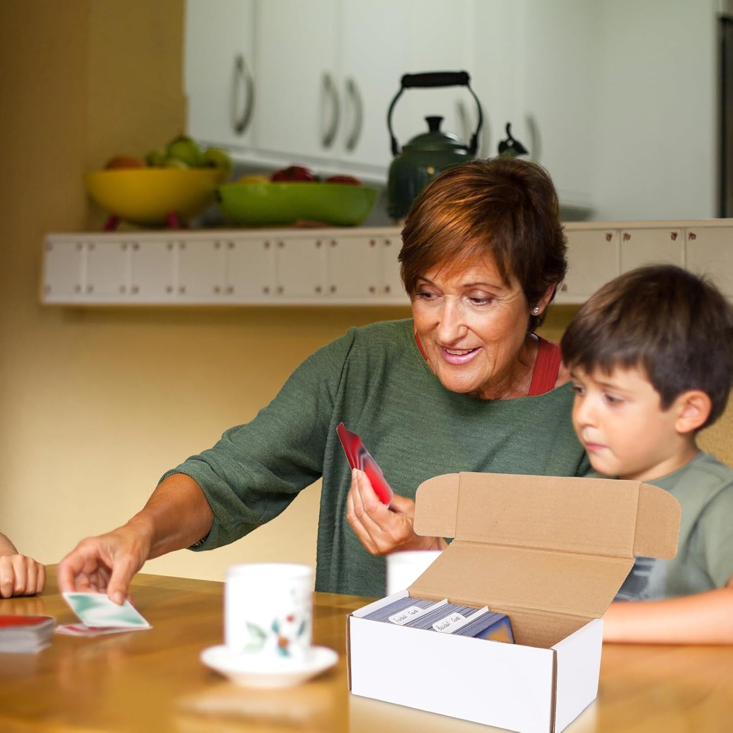 6 Pack Trading Card Storage Box, 400 count Sports Game Cards Collector Boxes, Cardboard Storage Boxes Bulk with Dividers for Card Collection, 7.3 x 3.7 x 2.75 Inches