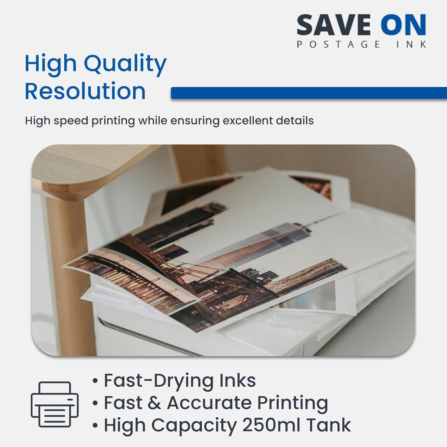 Save On Postage Ink, Memjet Ink Cartridge Compatible Astro 123-2413 | Memjet Ink Compatible HI-Cap Cyan Ink Tank for AstroJet M1 M2 S1 and M1DX