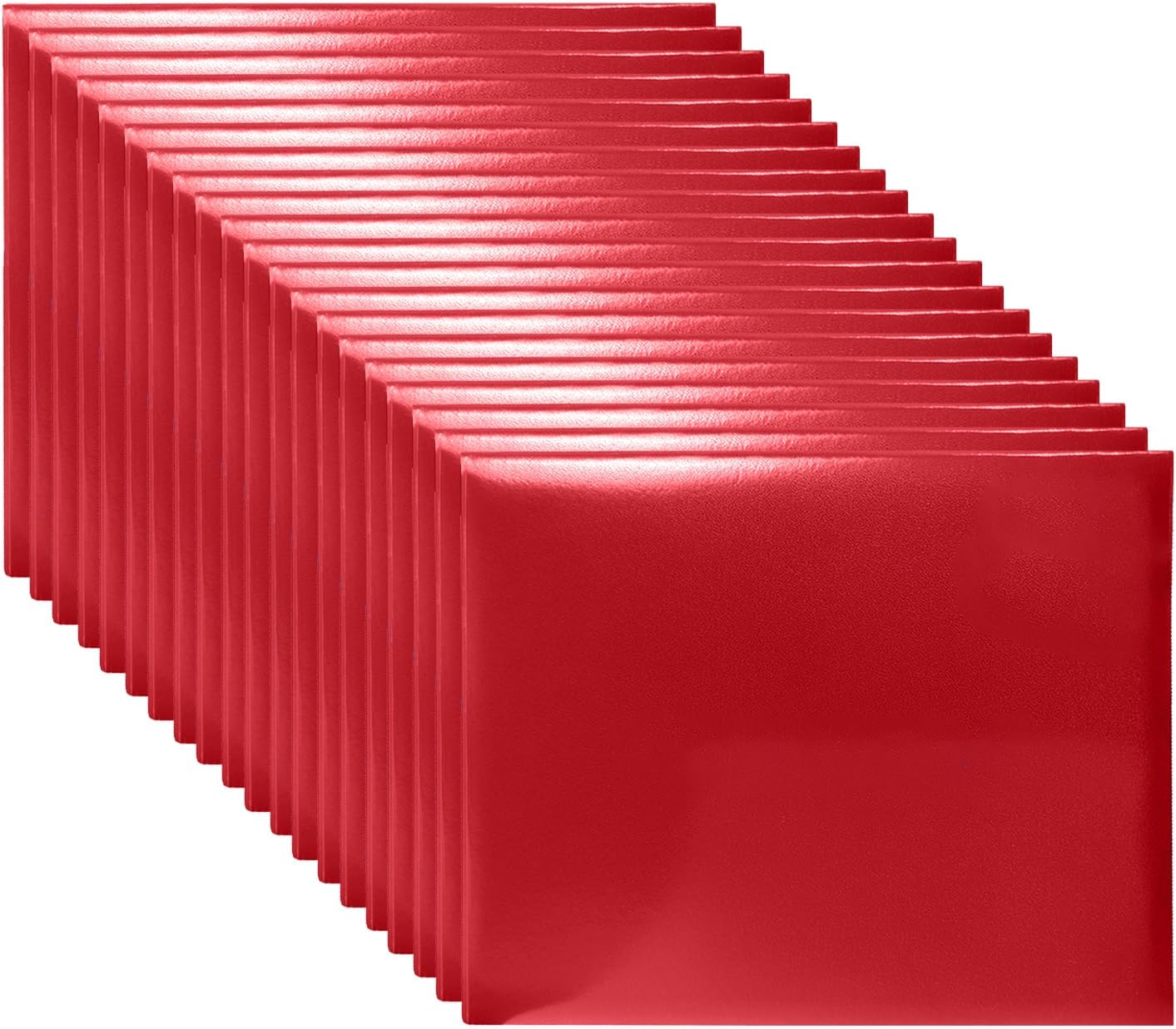 Certificate Holders 8.5"x11" Graduation Diploma Cover Document Leather Folders,Red-20 Pack