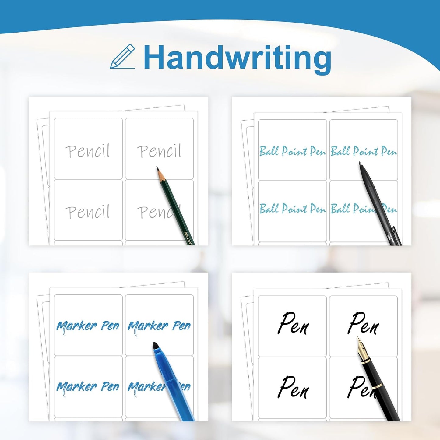 Printable Shipping Labels 3-1/3" x 4", White, 300 Labels (50 Sheets)