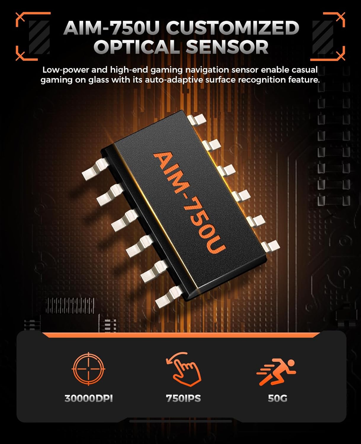 DAREU A980PROMAX Wireless Gaming Mouse-4K/8K Polling-30K DPI Optical Sensor-0.85' TFT Color Display-Magnesium Alloy Buttons-2.4G Wireless/BT/USB Connectivity-Nano Receiver Included