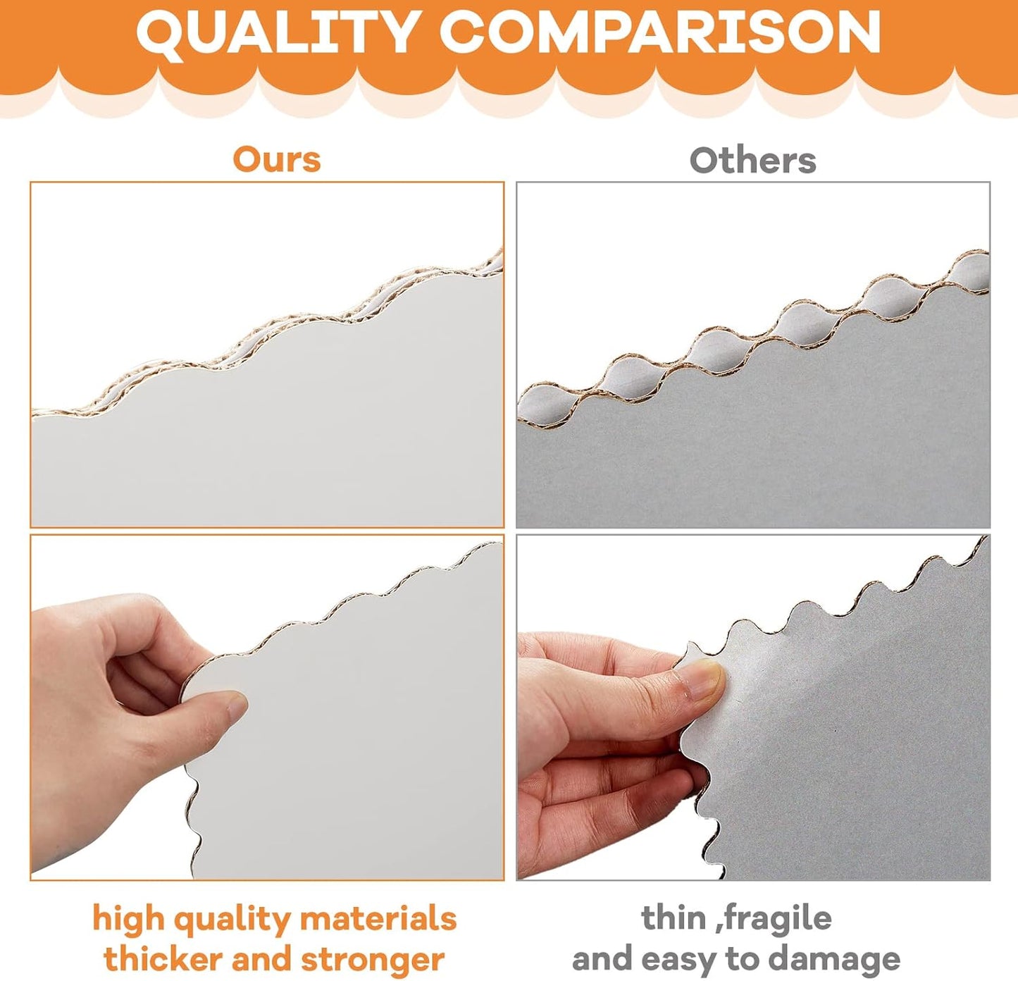 Henoyso 8 Pieces Tri Fold Poster Board Lightweight Fold Presentation Board for Science Fair Display(36 x 48 Inch,Black)