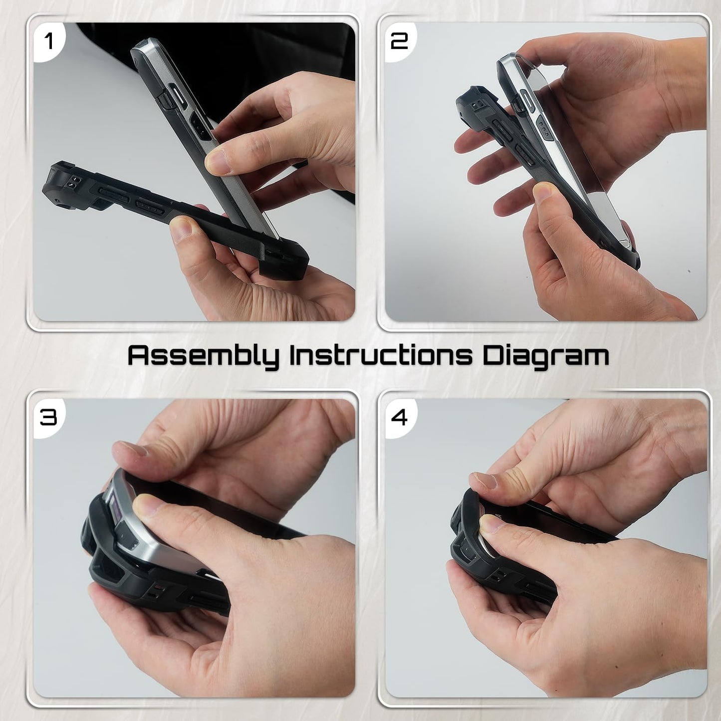TC51 TC52 TC56 TC57 TC510K Case with Hand Strap - Protective & Ergonomic for Zebra Handheld Barcode Scanners SG-TC5X-EXO1-01 SG-TC5X-EXONHS-01 (Orange)