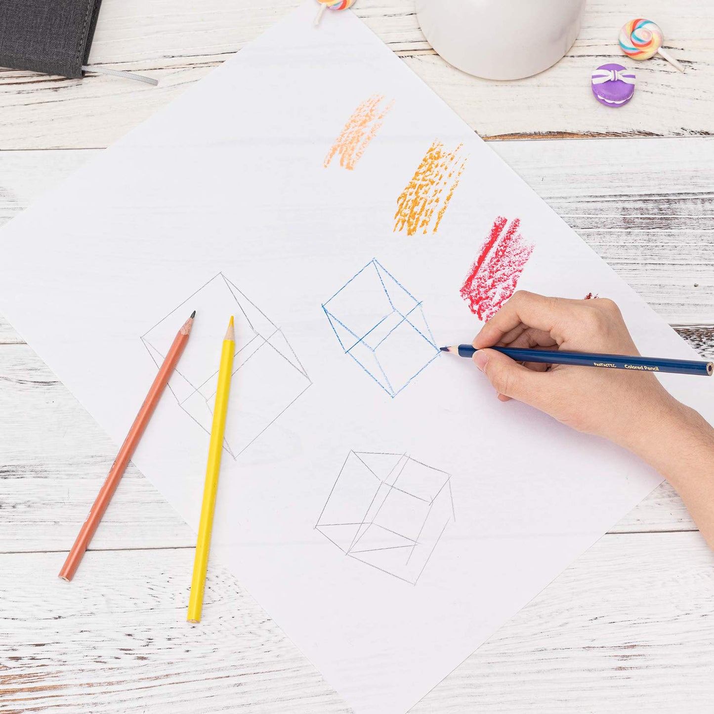 Amazon Basics Sketch Pad for Artists, 67 lb. / 100 gsm, 100 Sheets, 5.5"x8.5", White