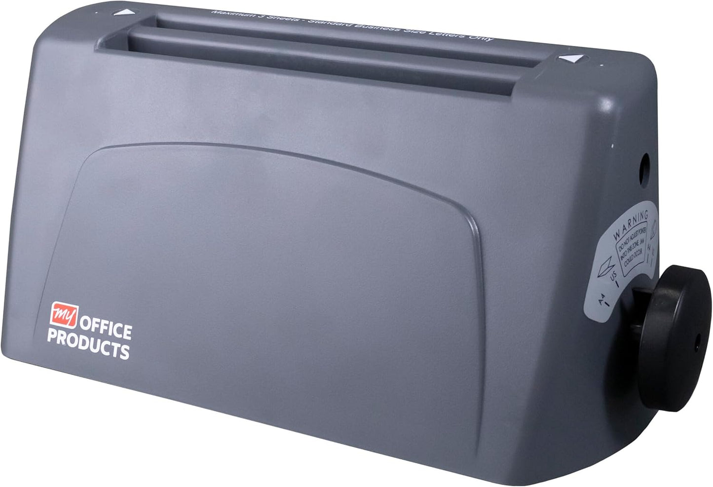 Generic P6500 My Office Products Desktop Paper Folder Folding Machine; Letter or Half Fold; Sets of 1-3 Sheets, 8.5 x 11 Inches, 18 to 24 Pounds Bond Paper, 68 to 90 GSM; 1800 Sheets per Hour