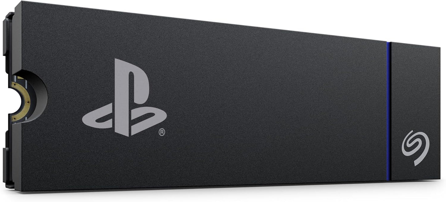 Seagate Game Drive PS5 NVMe SSD for PS5 1TB Internal Solid State Drive - PCIe Gen4 NVMe 1.4, Officially Licensed, Up to 7300MB/s with Heatsink (ZP1000GP3A1011)